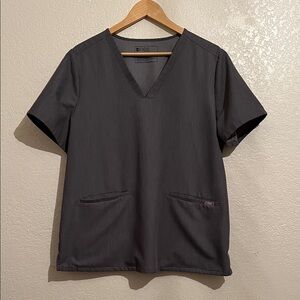 Figs Technical Collection Grey Scrub Top - XL